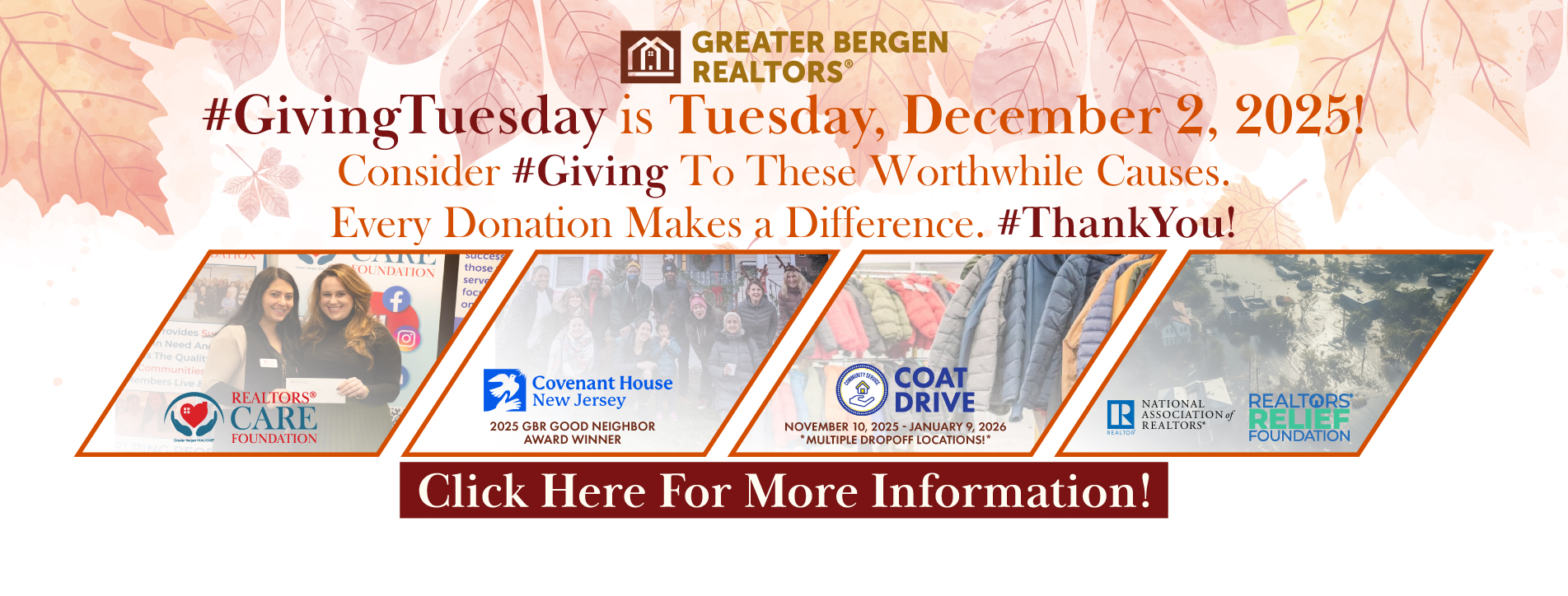 Giving Tuesday 2025 - Greater Bergen Realtors®